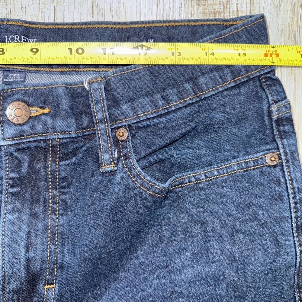 J.CREW Men's Blue Jeans Flex  Slim Stretch W32 L34 Dark  Wash Style AY516